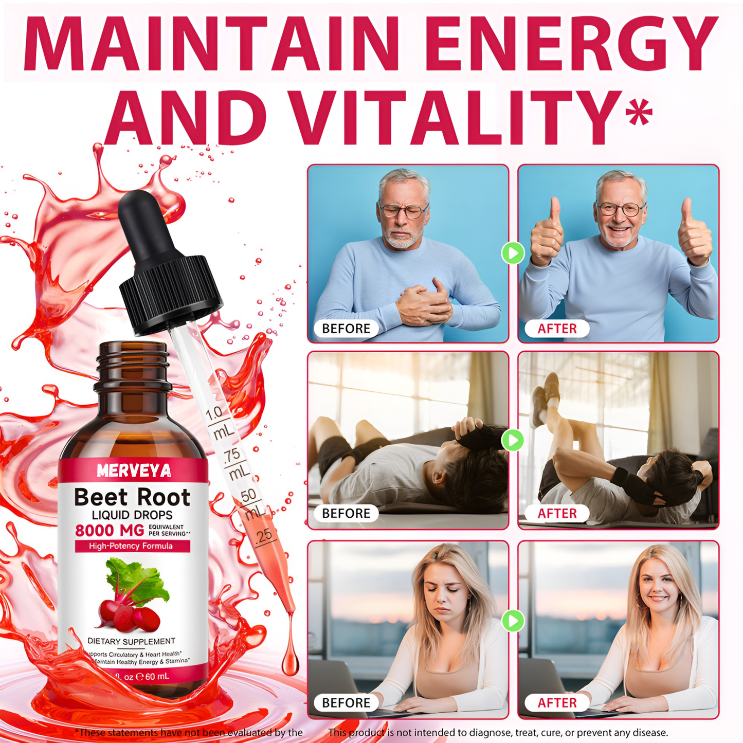 100% Organic Beetroot Drops