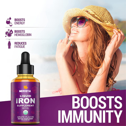 100% Organic Iron Drops