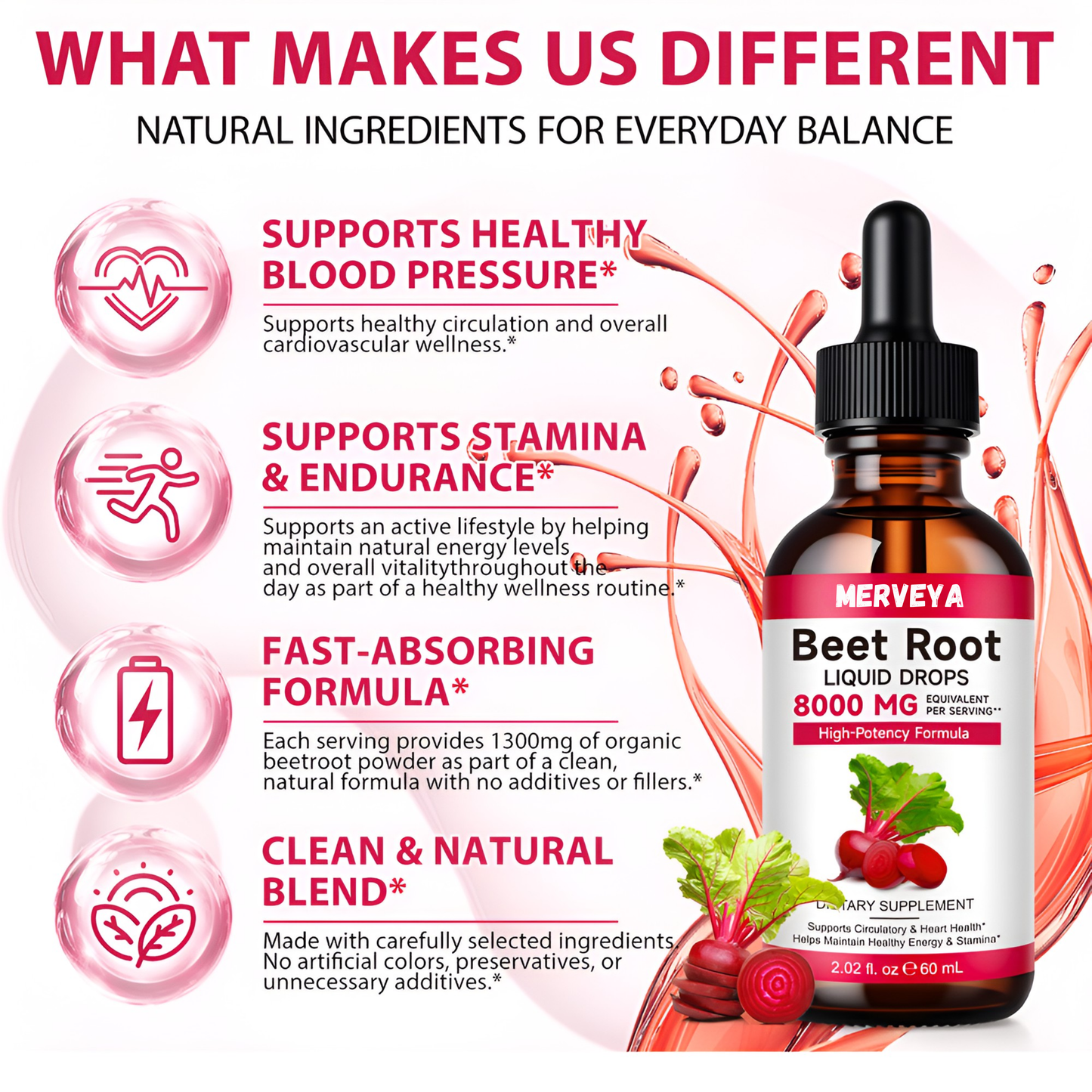 100% Organic Beetroot Drops