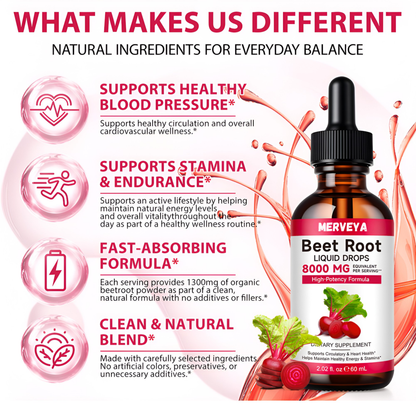 100% Organic Beetroot Drops
