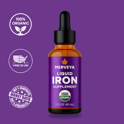 100% Organic Iron Drops